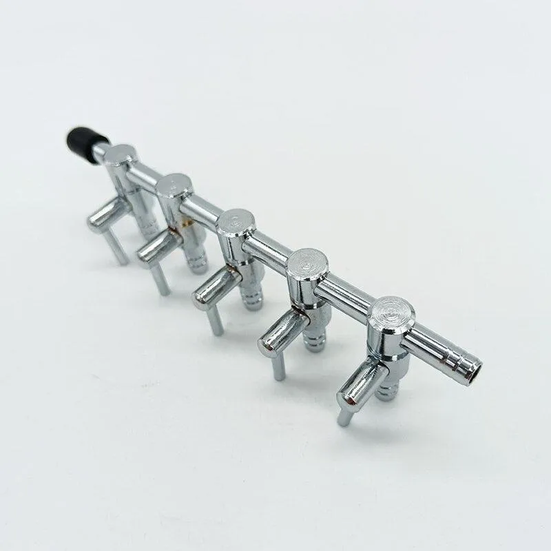 1-5 Way Air Splitter Valve | Aquarium Air Pump Flow Splitter | Distributor Pump Valve | Tap Lever Control Switch Valve