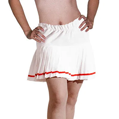 50% OFF - White cheerleading skirt