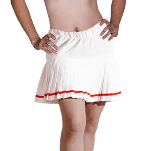50% OFF - White cheerleading skirt