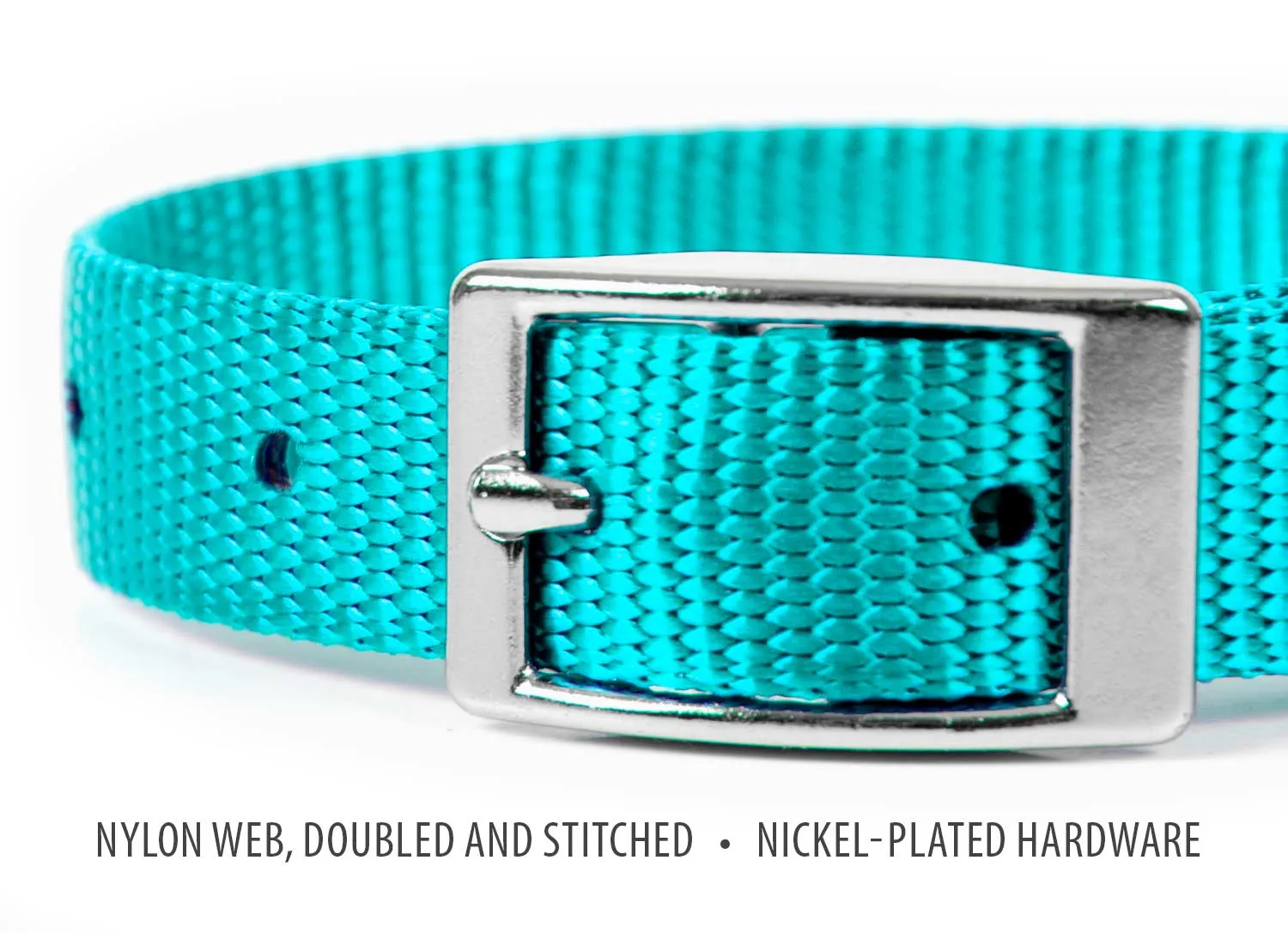 5/8"W Jeffers Nylon Dog Collar, 12"L