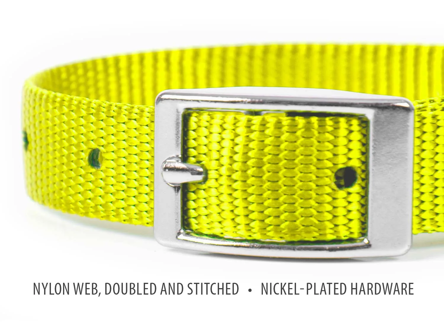 5/8"W Jeffers Nylon Dog Collar, 12"L