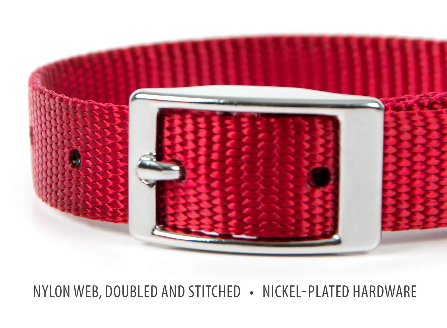 5/8"W Jeffers Nylon Dog Collar, 12"L