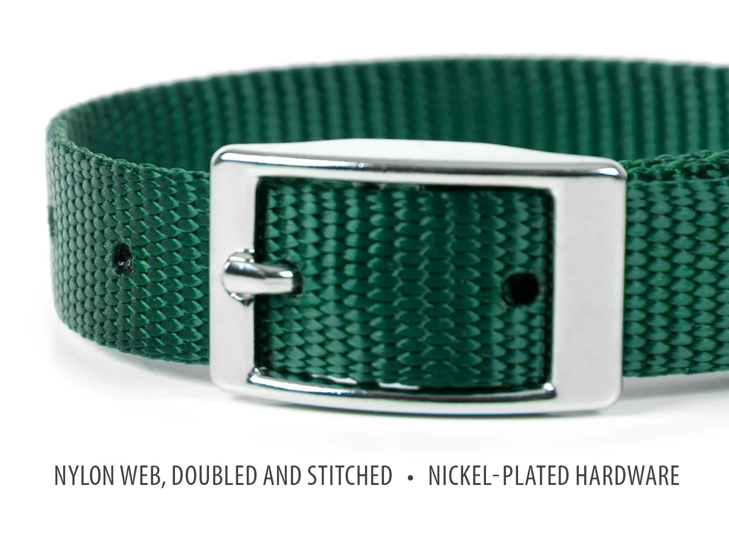 5/8"W Jeffers Nylon Dog Collar, 12"L