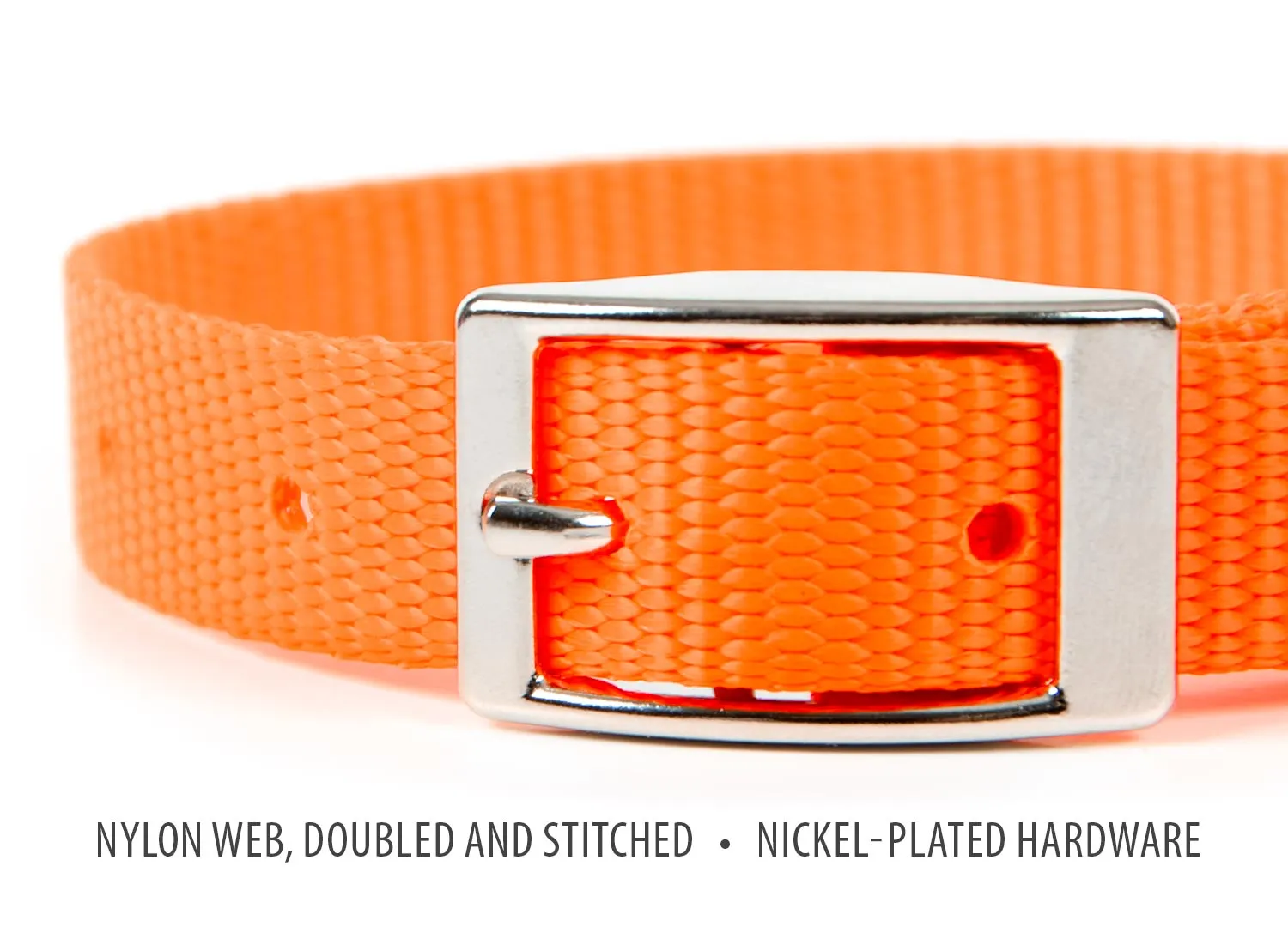 5/8"W Jeffers Nylon Dog Collar, 12"L