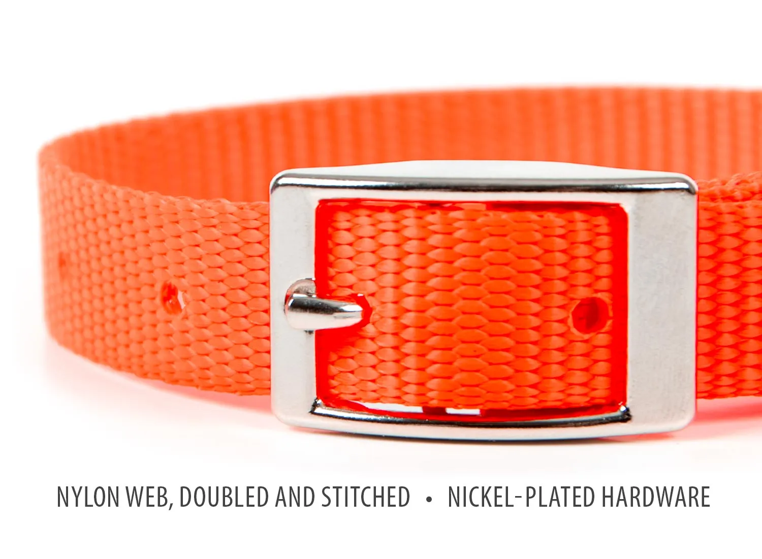 5/8"W Jeffers Nylon Dog Collar, 12"L