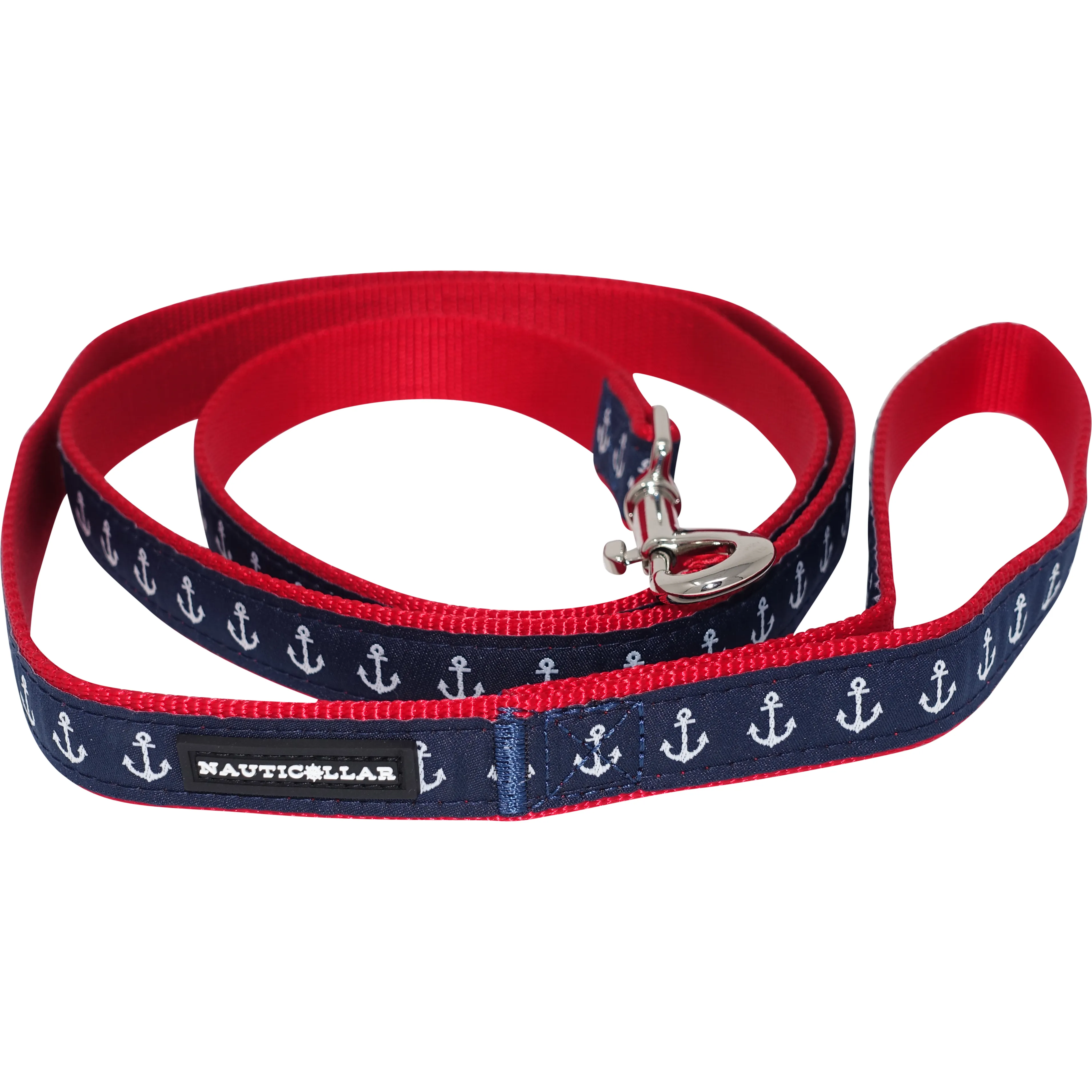Anchor Nylon Ribbon Dog Leash