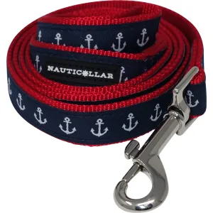 Anchor Nylon Ribbon Dog Leash