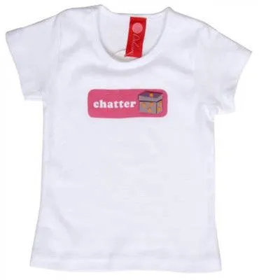 b.delicious - Chatter Box Toddler Tee, White