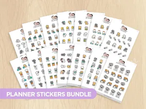 Cat Care Planner Sticker Set