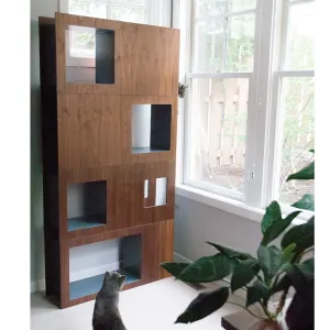 Cat Case™ Bookcase with Hidden Cat Tree / Cat Tower