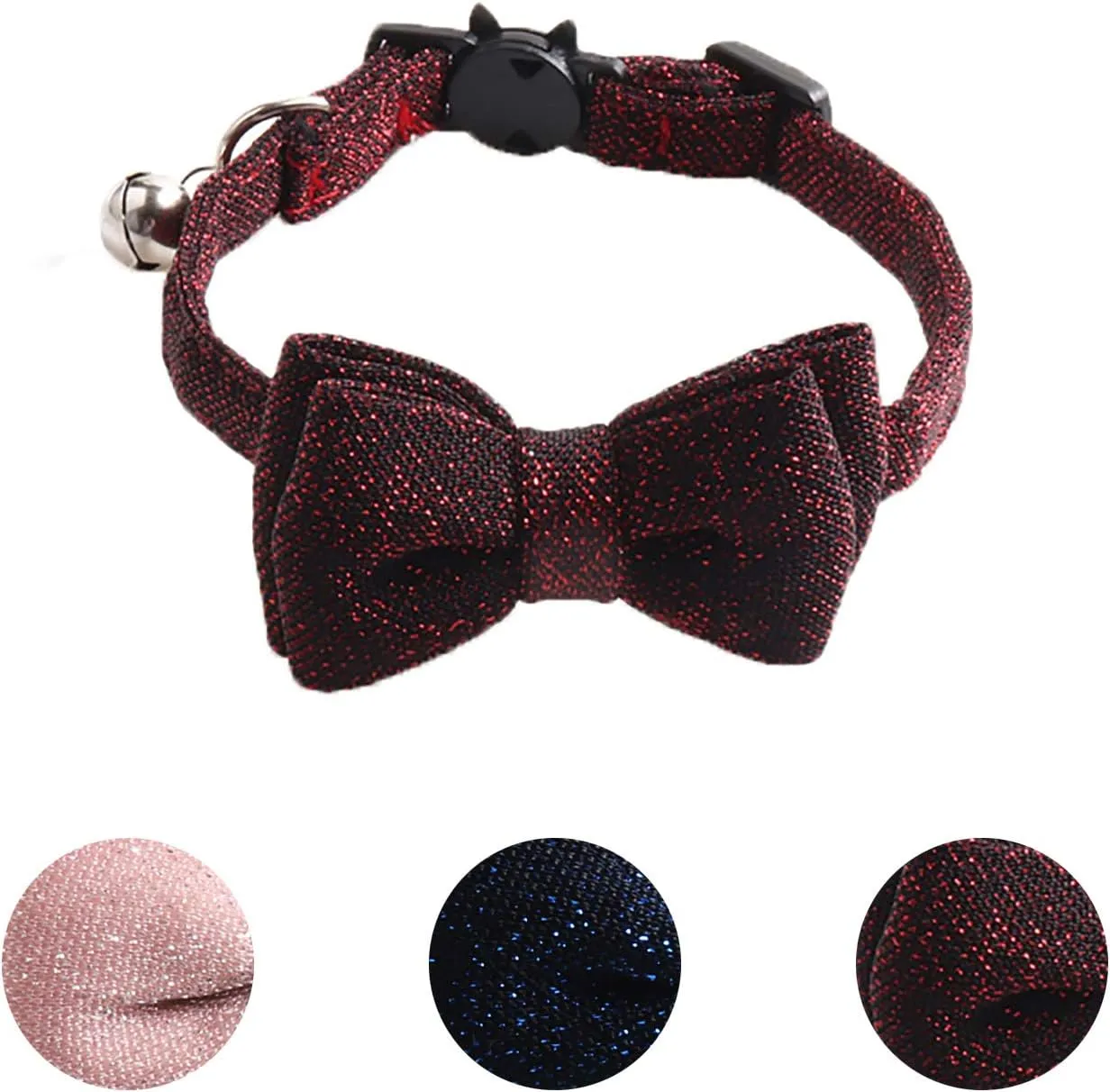 Cat Collar Breakaway with Bowtie Bell