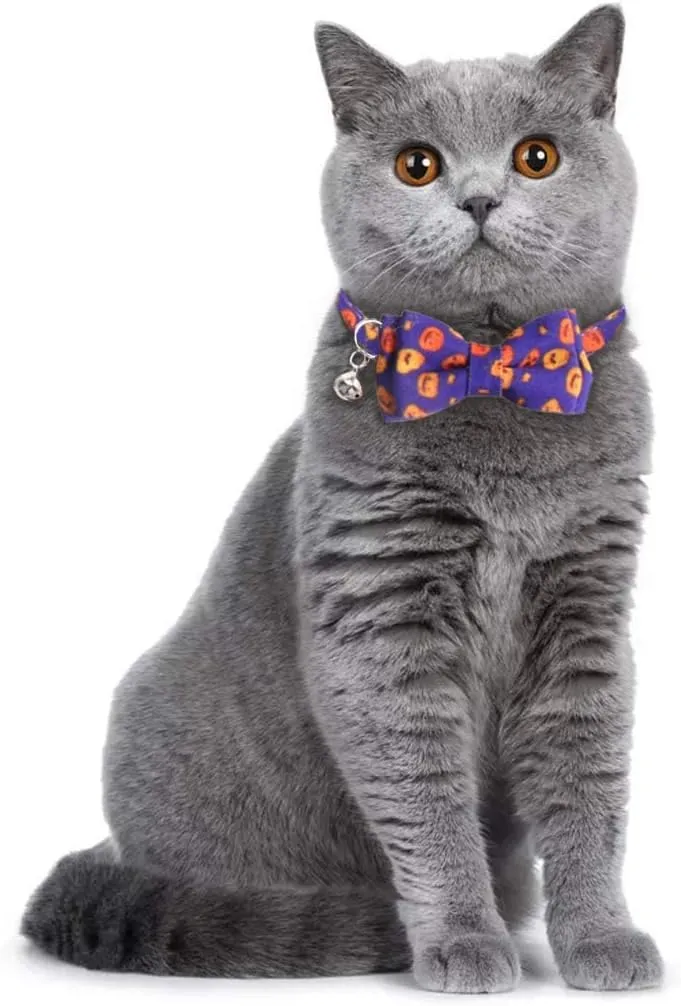 Cat Collar Breakaway with Bowtie Bell