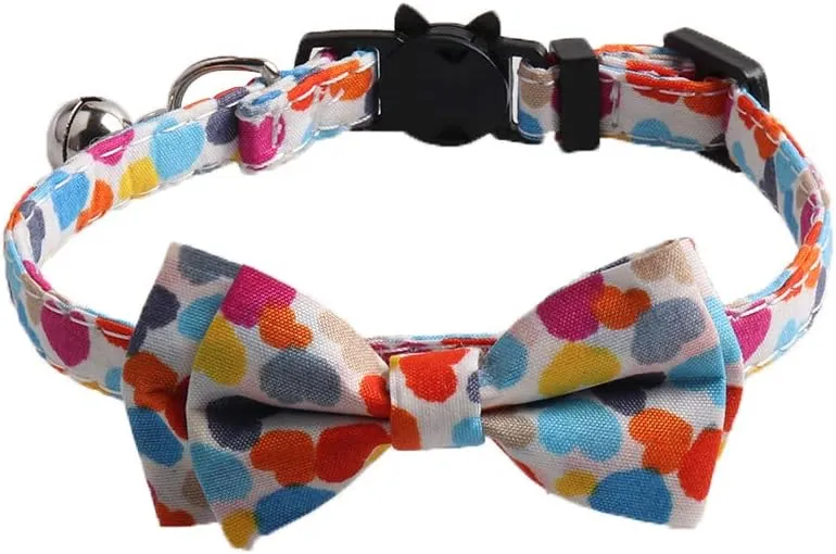 Cat Collar Breakaway with Bowtie Bell
