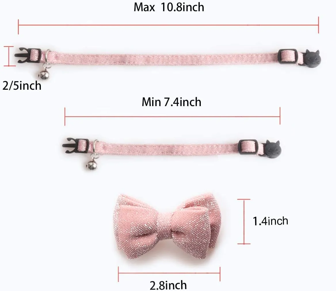 Cat Collar Breakaway with Bowtie Bell