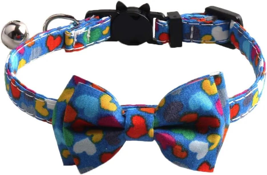 Cat Collar Breakaway with Bowtie Bell