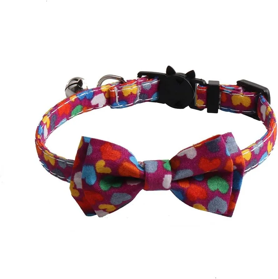 Cat Collar Breakaway with Bowtie Bell