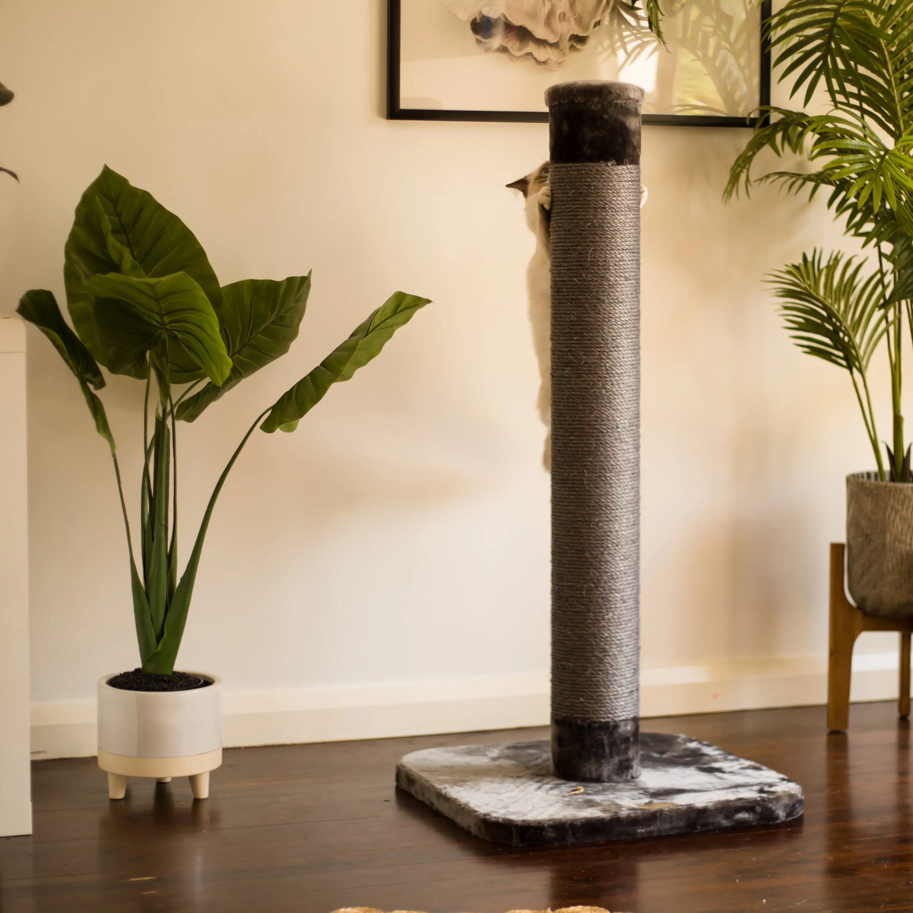 Cat Scratch Post - Grey - Large