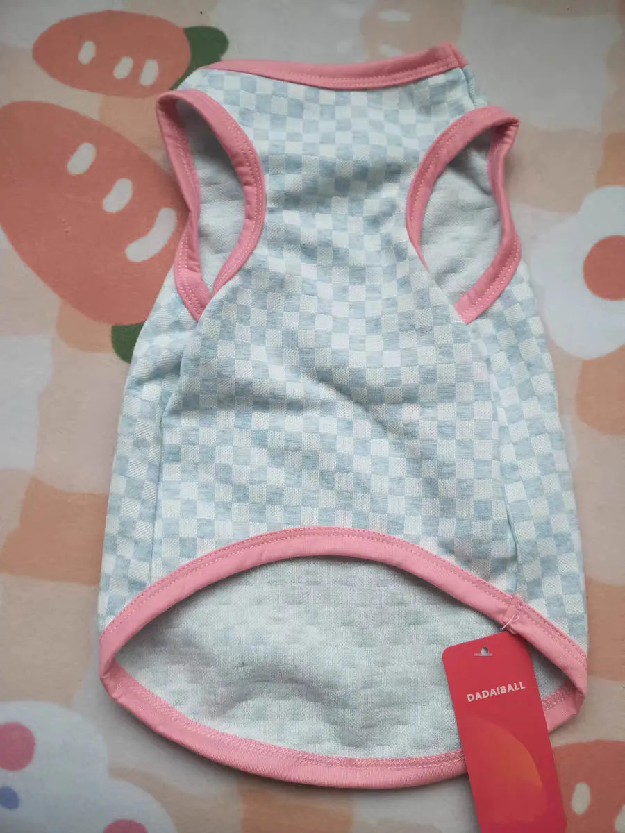 DADAiBALL Pet clothing, breathable, puppy T-shirt Soft pet clothing Small and medium-sized dog clothing