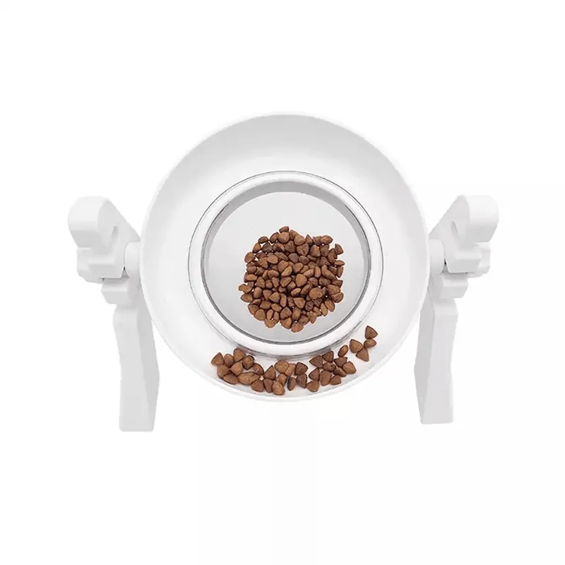 Dual Purpose Adjustable Pet's Water And Feeding Bowl AJ-12