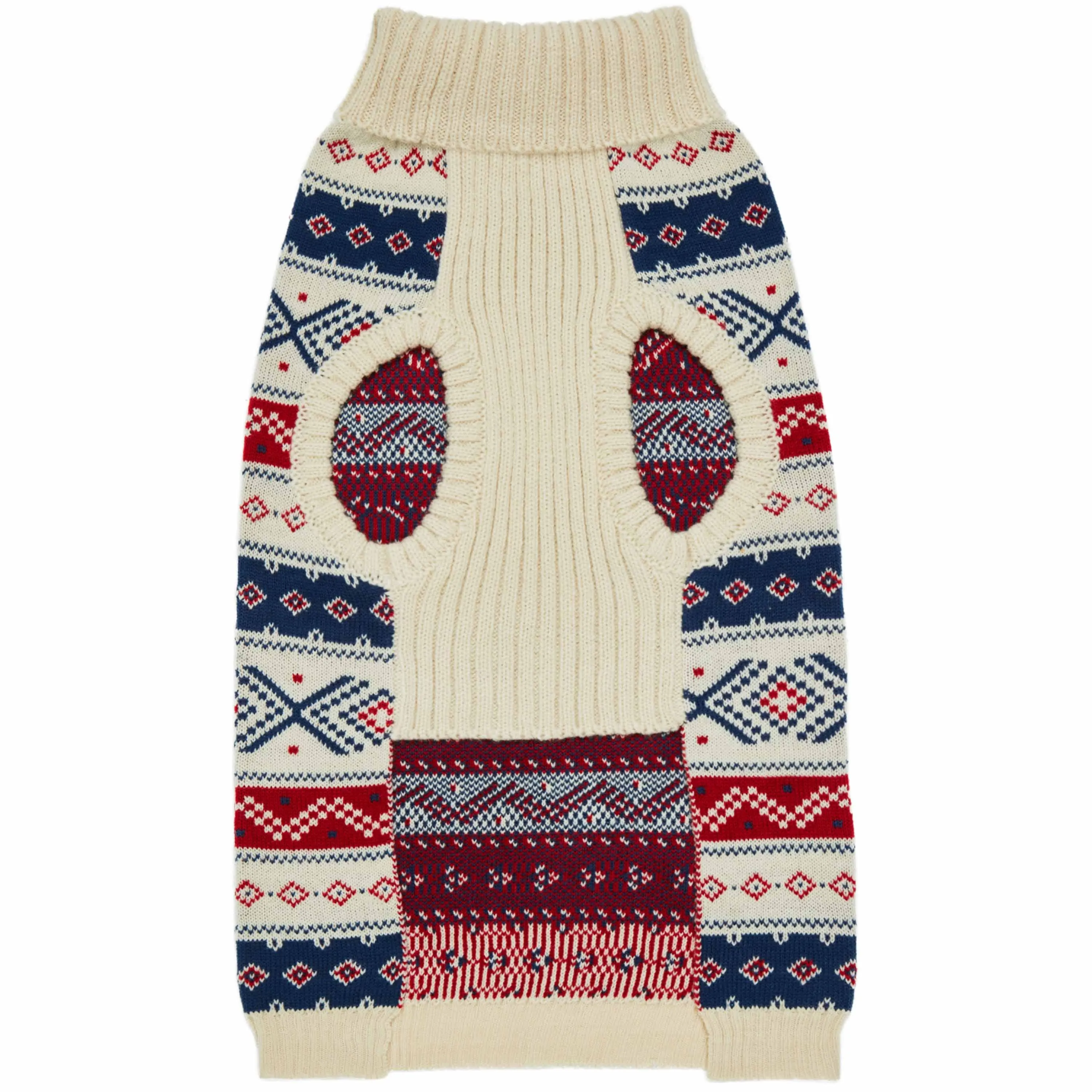 Fair Isle Family Matching Sweater in Cream