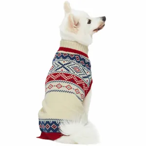 Fair Isle Family Matching Sweater in Cream
