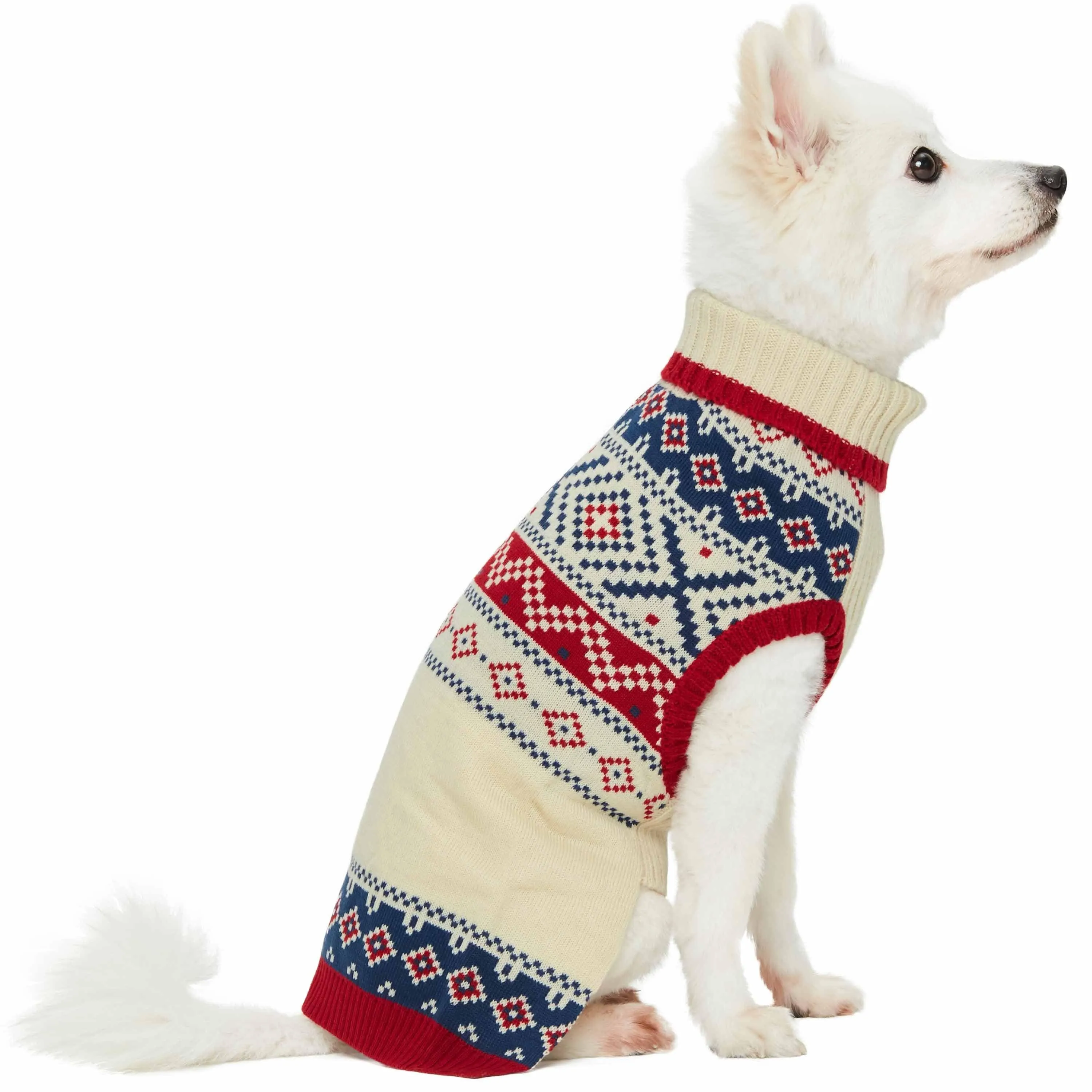 Fair Isle Family Matching Sweater in Cream