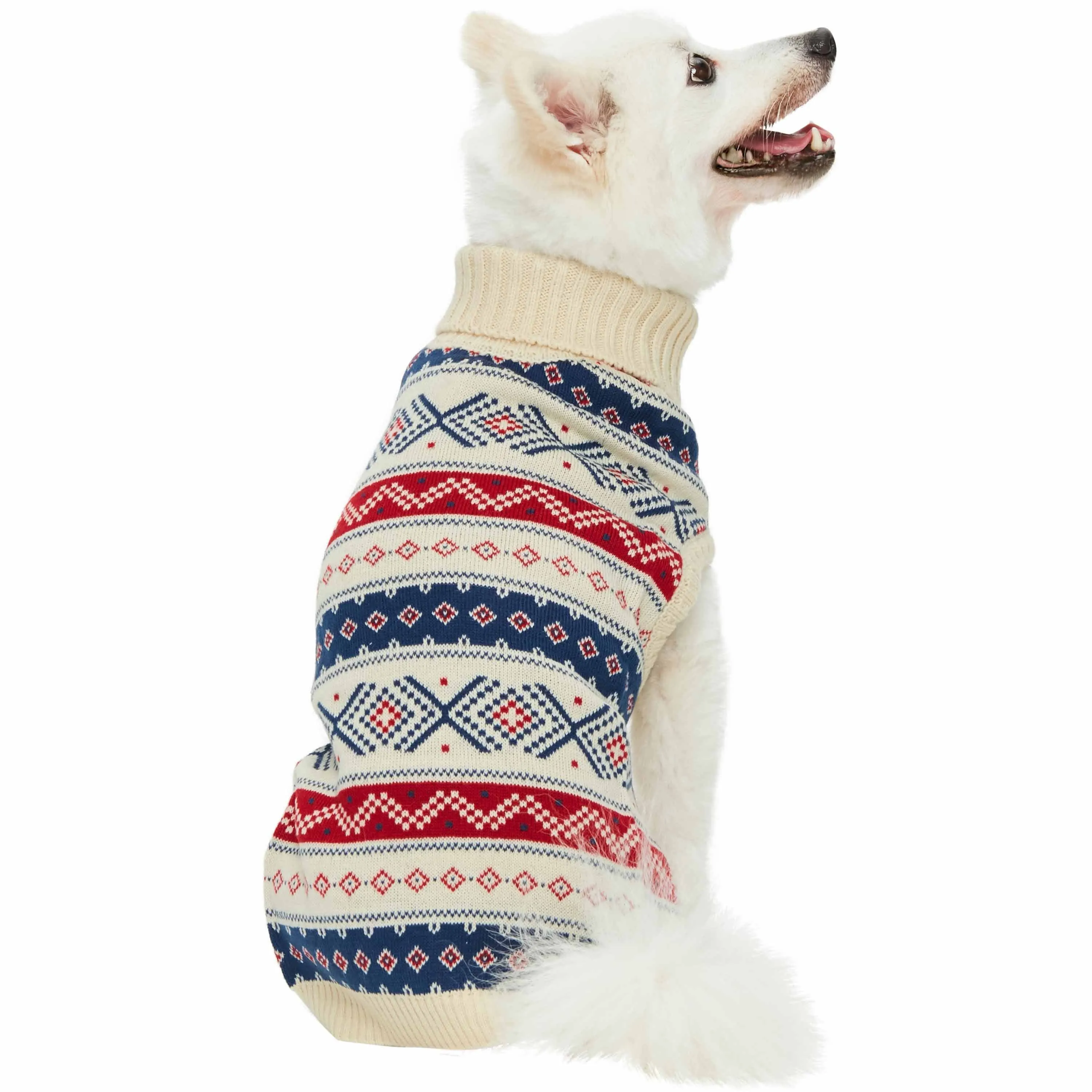 Fair Isle Family Matching Sweater in Cream