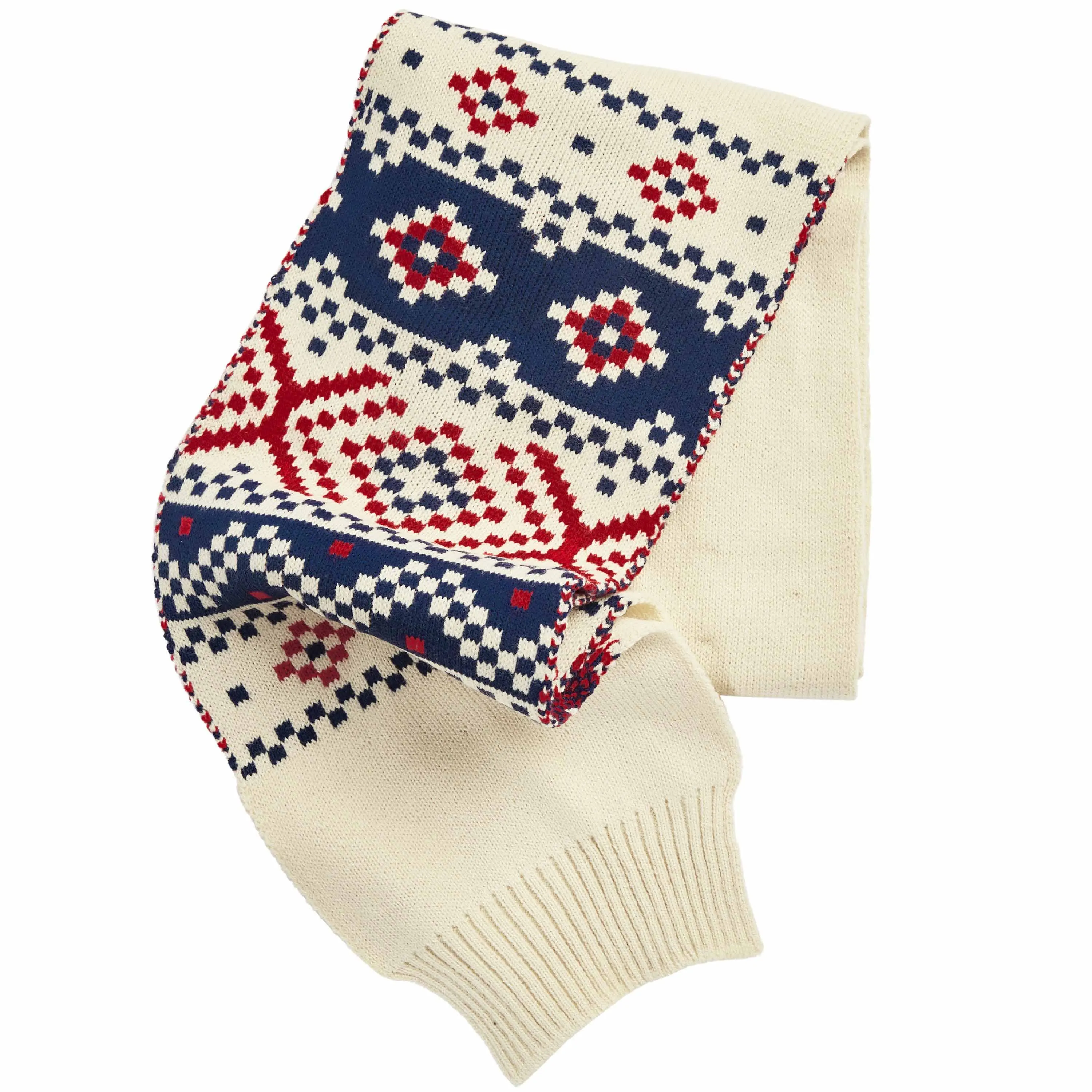 Fair Isle Family Matching Sweater in Cream
