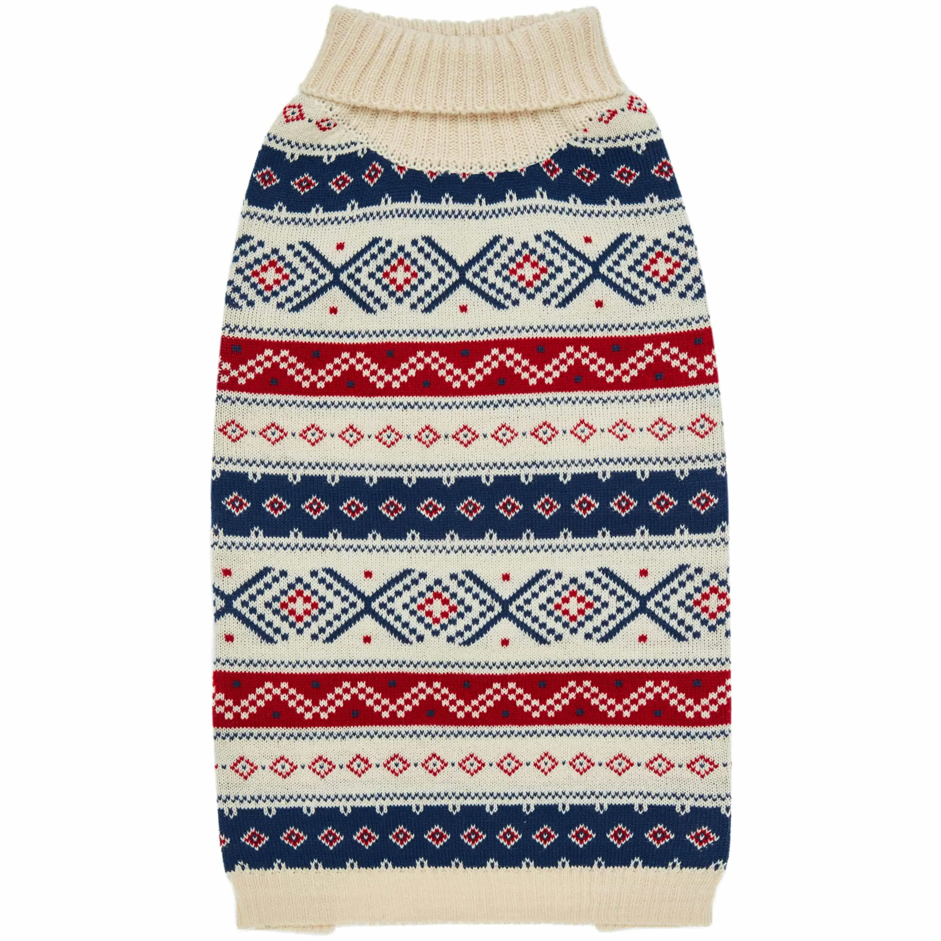 Fair Isle Family Matching Sweater in Cream