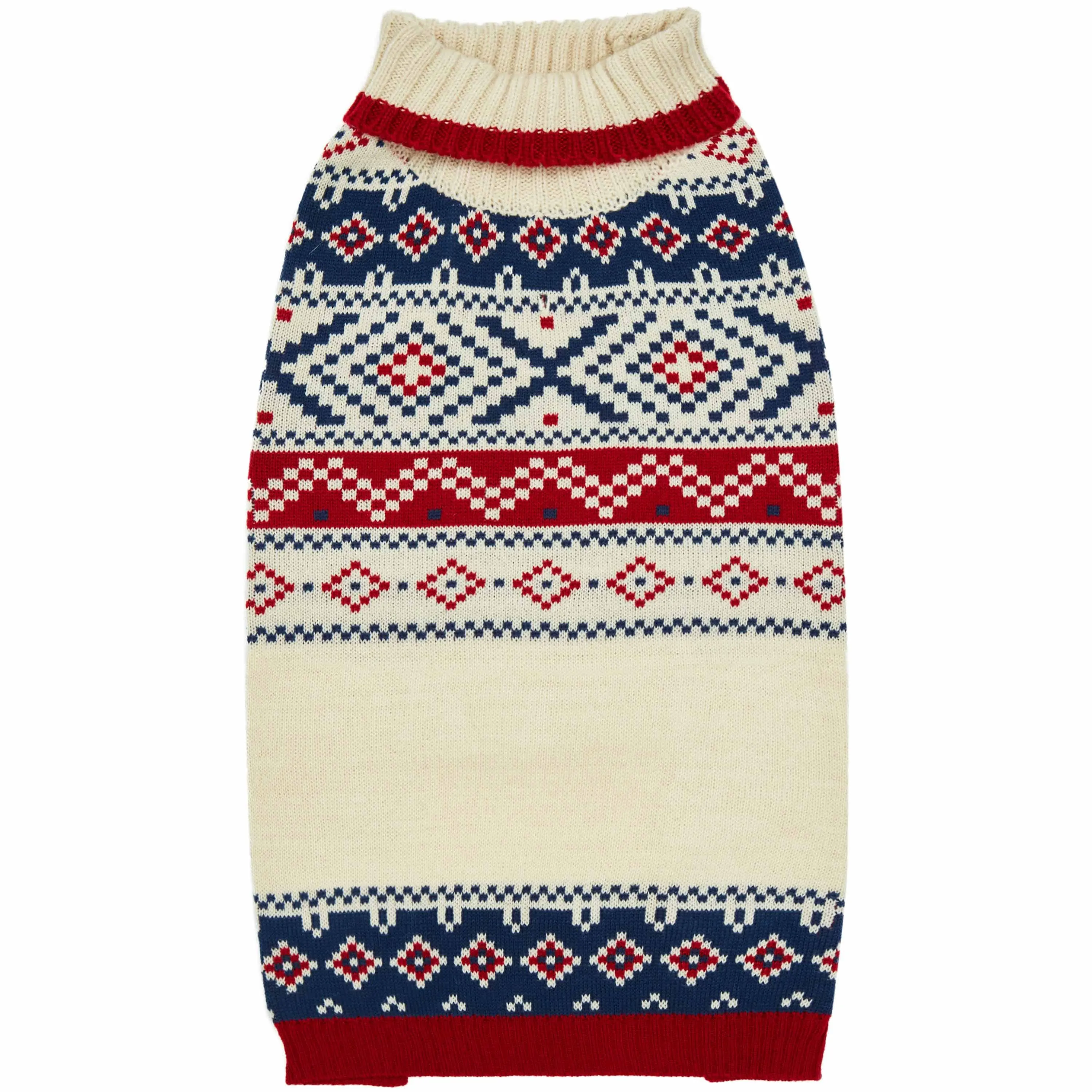 Fair Isle Family Matching Sweater in Cream