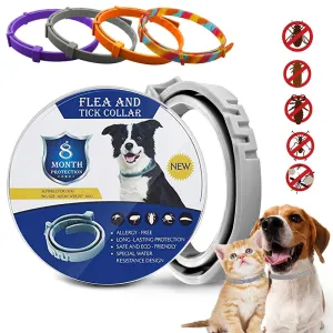 flea and tick collar dogs animals cat puppies kittens mosquito repellent ✈️ free.shipping