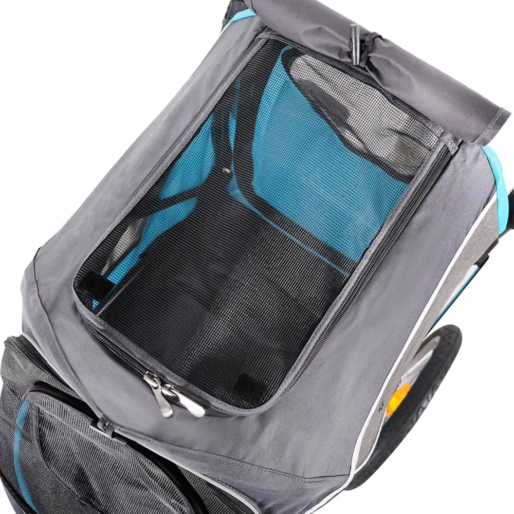 Ibiyaya Happy Pet Trailer / Jogger 2.0 - Ocean Blue