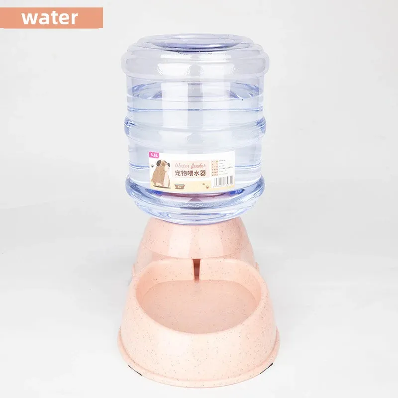 Large Capacity Pet Feeder and Water Dispenser – Automatic Food and Water Bowls for Cats and Small Dogs