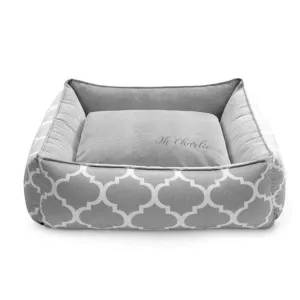 Marocco  Pet Bed Plus by Oh Charlie - Grey