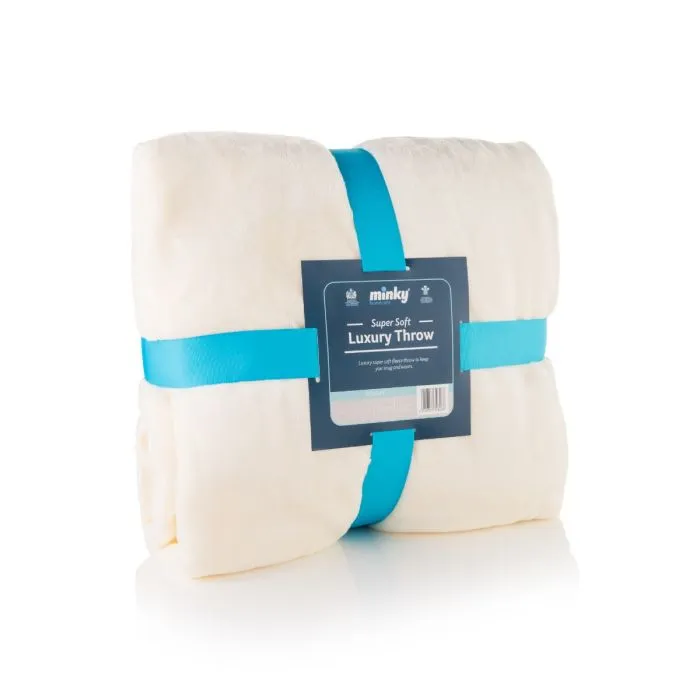Minky Super Soft Luxury Throw - Double