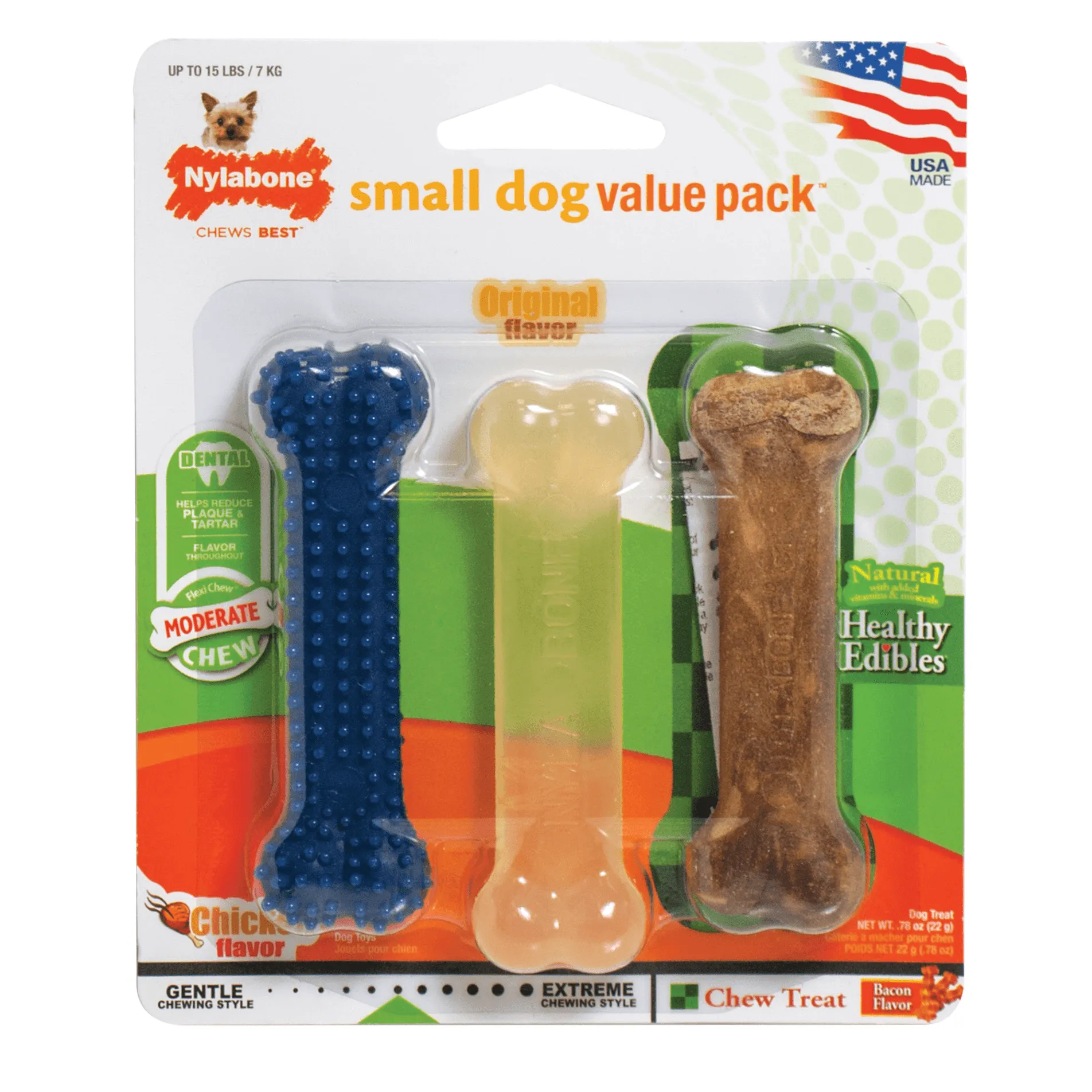 Nylabone Small Dog Value Pack