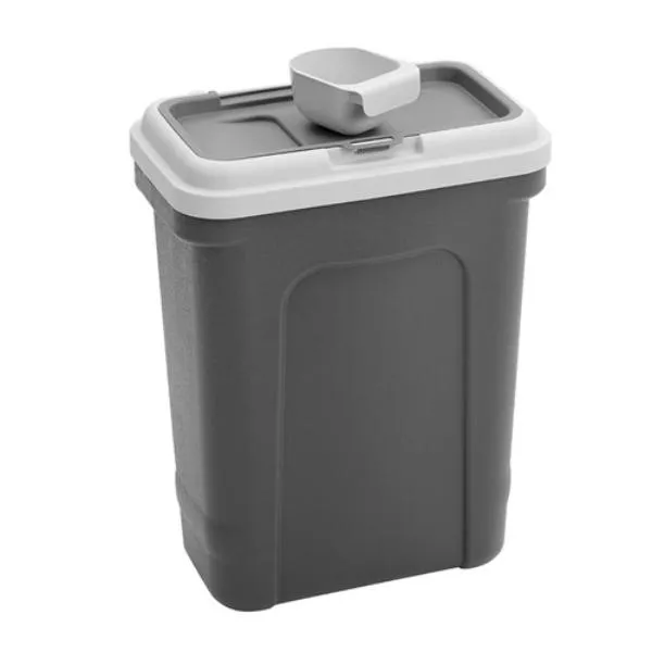 Pet Dry 45L Food Storer With Scoop - 43cm x 26cm x 57cm