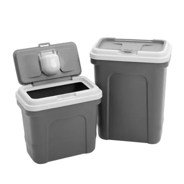 Pet Dry 45L Food Storer With Scoop - 43cm x 26cm x 57cm