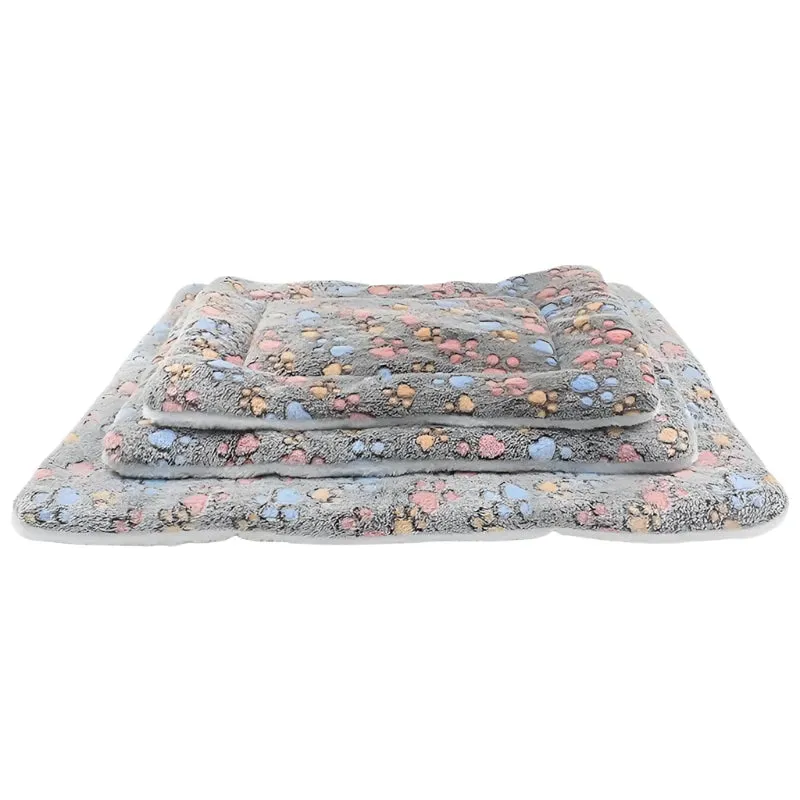 Pet Mats Flannel Thickened Dog Bed Mat - Soft Pet Sleeping Mat for Dogs & Cats, Winter Warm Pet Blanket