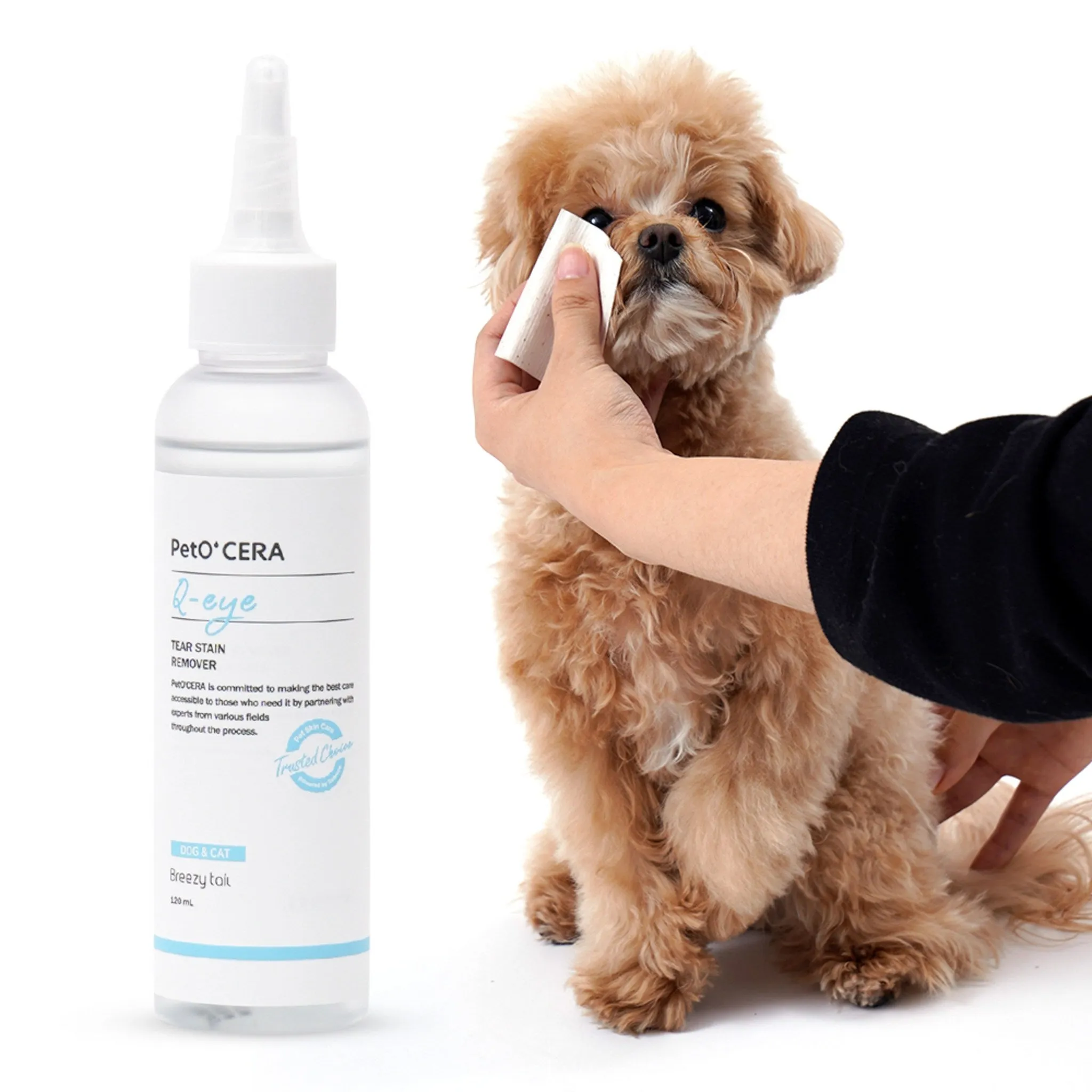 Petsera QI Tear Stain Remover for Pets, 120ml, 1 piece - Tear Stain Remover - 🏆 #89 - Pet Supplies - Best of December