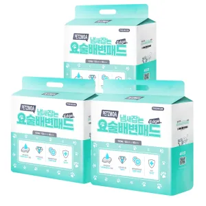 Petsmoa Odor-Eliminating Premium Edge Training Pads, Standard Size (50cm x...), 100 Count, 3-Pack - 🏆 #18 - Pet Supplies - Best of December
