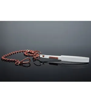 Pleasure Collection Leash - White/rose Gold