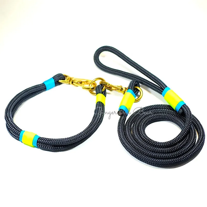 Rugged Hudson Collar: KeyLime, Navy