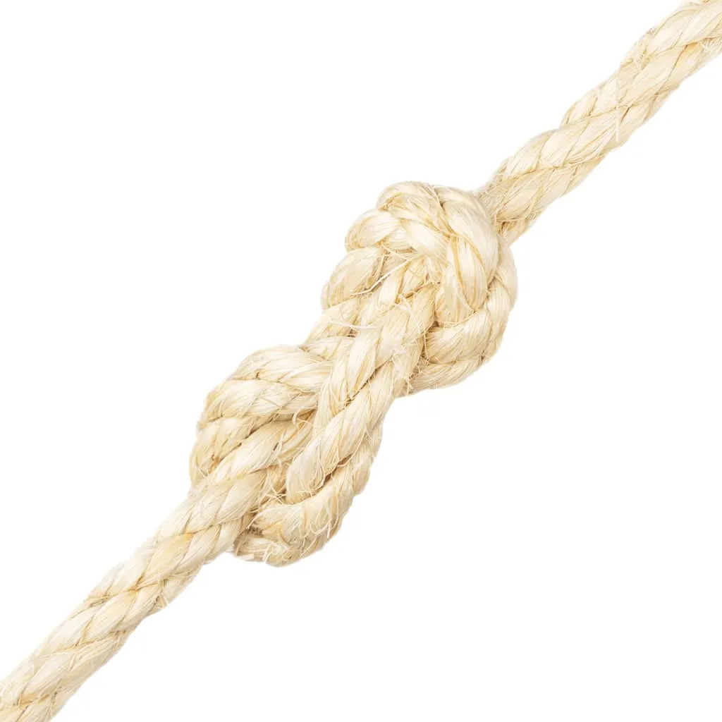 vidaXL Rope 100% Sisal 10 mm 25 m