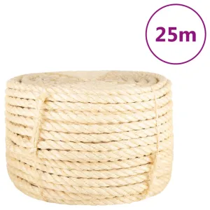 vidaXL Rope 100% Sisal 16 mm 25 m