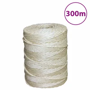 vidaXL Rope 100% Sisal 2 mm 300 m