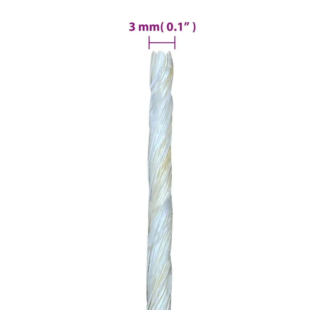 vidaXL Rope 100% Sisal 3 mm 1000 m