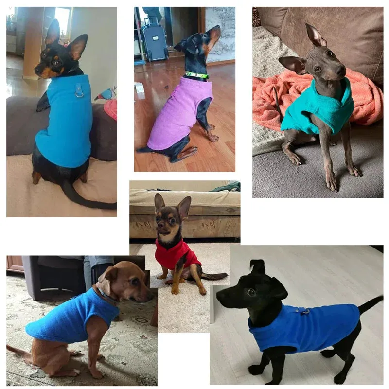 Warm Fleece Vest for Small Dogs - Winter Apparel for Puppies and Small Breeds
